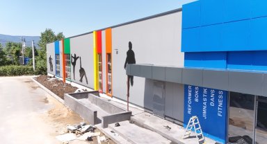 Kartepe'deki Acısu Spor Kompleksi inşaatı hızla ilerliyor