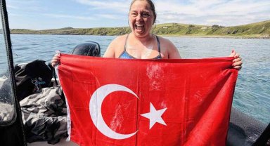 Melisa Uluarslan, Kuzey Kanalı'nı geçen 3. Türk kadın sporcu oldu