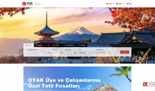 OYAK Pazarlama turizm hizmetlerini dijital platforma taşıdı
