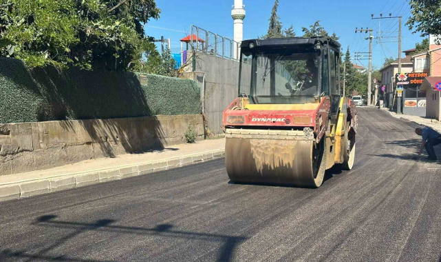 Pelitli Mahallesi Atatürk Caddesi asfaltlandı