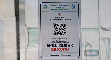 Sakarya'da durakta beklemeye son! QR kodu okut, otobüsün kaç dakika sonra geleceğini anında öğren