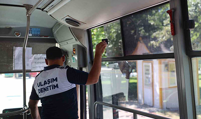 Sakarya'da toplu taşıma araçlarında klima denetimi sıklaştırıldı