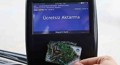 Sakarya'da toplu taşımada vatandaş dostu "Aktarma" sistemi 514 bin kez kullanıldı
