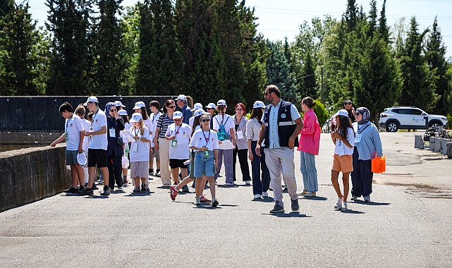 SASKİ kapılarını bilimin çocuklarına açtı! Suyun yolculuğunu yerinde öğrendiler