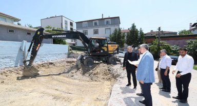 Semt konağı için ilk kazı başladı