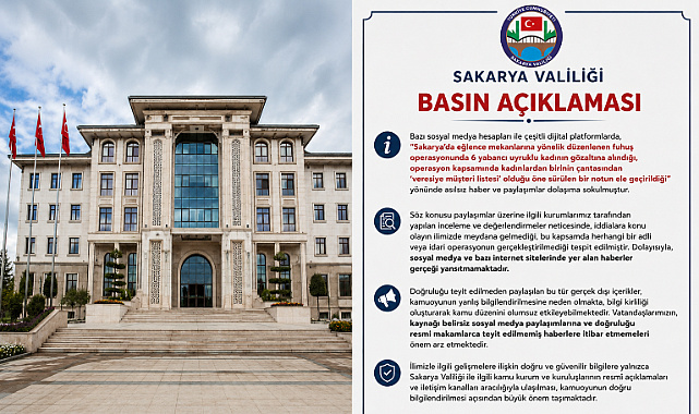 VALİLİKTEN NET AÇIKLAMA!