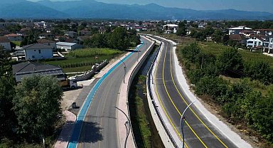 Akyazı trafiğini rahatlatacak projede ikinci etap bitti