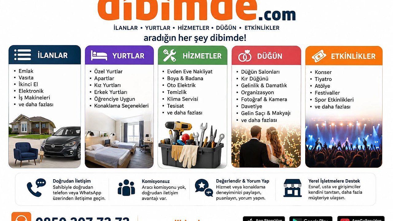 Aradığınız Her Şey ‘Dibimde’; tek platformda birçok hizmet