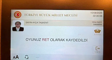 Ayça Taşkent’ten “Terörsüz Türkiye” yasasına ret! Oyunu sosyal medyadan açıkladı