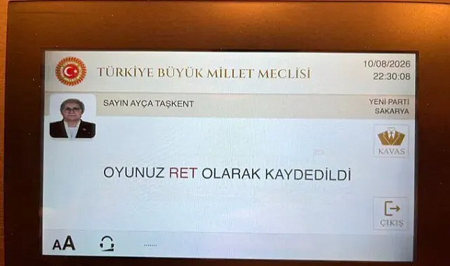 Ayça Taşkent’ten “Terörsüz Türkiye” yasasına ret! Oyunu sosyal medyadan açıkladı