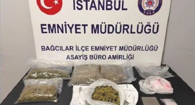 Bağcılar'da iş yerine uyuşturucu operasyonu: 1 kilo 740 gram esrar ele geçirildi
