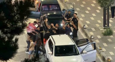 Bolu'da asker uğurlama konvoyunda trafiği kapatıp meşale yaktılar