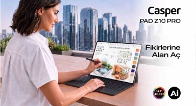 Casper'dan laptop gibi tablet: Casper PAD Z10 Pro