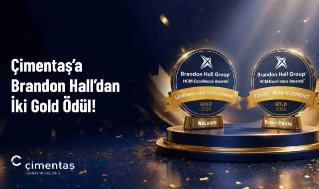 Çimentaş'a Brandon Hall'dan iki gold ödül