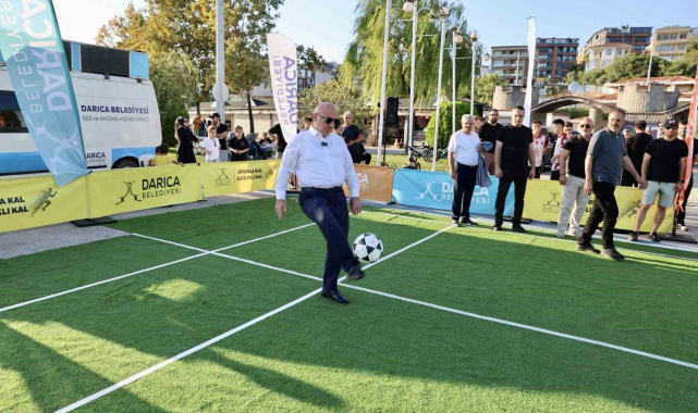 Darıca'da ayak tenisi heyecanı