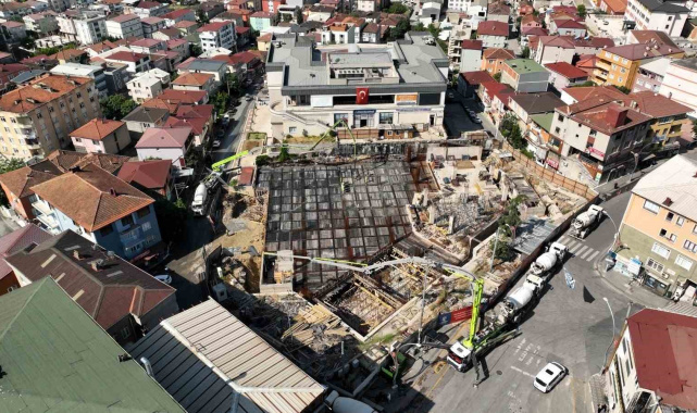 Dilovası Kent Meydanı inşaatında yeni aşama