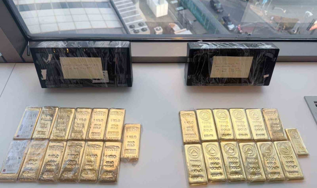 Dinamikpay operasyonunda 25,5 kilo altın ele geçirildi