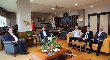 Düzce TSO'dan Rektör Sözbir'e hayırlı olsun ziyareti