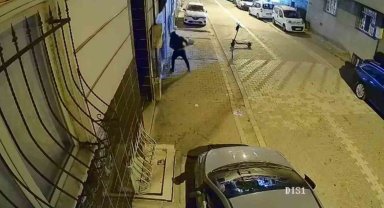 Eski sevgili dehşet saçtı; Önce binayı kundakladı, ardından camları kırdı