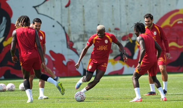 Galatasaray, Göztepe maçının hazırlıklarını sürdürdü