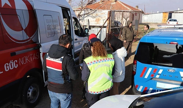 Jandarma tarafından 7 düzensiz göçmen yakalandı