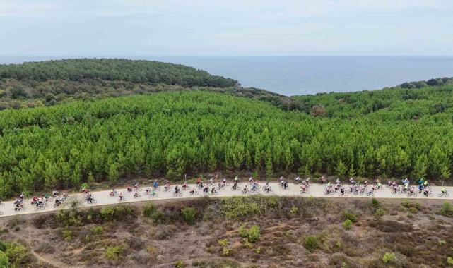 Kandıra'nın 90 kilometrelik sahil rotasında pedal heyecanı