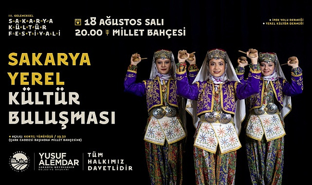 SAKARYA’DA KÜLTÜR FESTİVALİ BAŞLIYOR: İLK GÜN ORHAN HAKALMAZ SAHNEDE