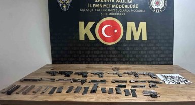 Sakarya'da silah imalathanesine döndürülen eve operasyon: 1 gözaltı
