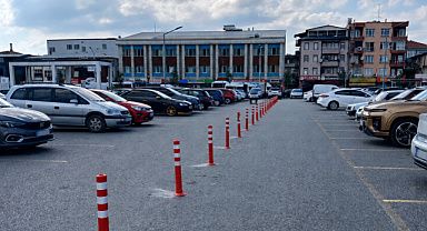 SEAH otoparkında yeni düzen! Dubalarla park karmaşasına önlem