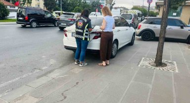 Tartıştığı sürücünün önünde ani fren yaparak gitmesini engelledi