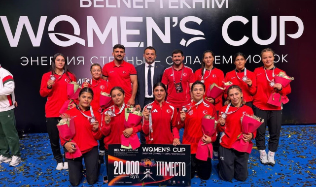 U23 Belneftekhim Women's Cup'ta milliler, takım halinde 3. oldu