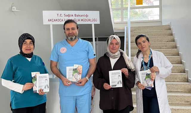 Akçakoca'da lenfoma ve prostat kanserine karşı farkındalık çalışması