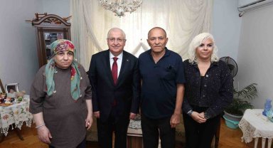 Bakan Güler, şehit Alaattin Buluç'un ailesini ziyaret etti