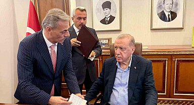 Başkan Alemdar, Cumhurbaşkanı ile görüşmesinin detaylarını açıkladı