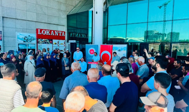 Bolu'dan 25 kişilik umre kafilesi dualarla uğurlandı