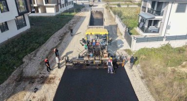 Düzce'de asfalt çalışmaları hız kazandı