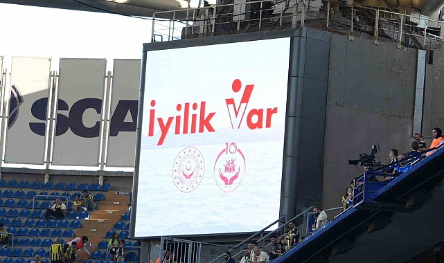 Fenerbahçe - Beşiktaş derbisinde 'İyilik var' mesajı