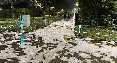 İzmit'te sahilde görülen köpükte tehlikeli bulguya rastlanmadı