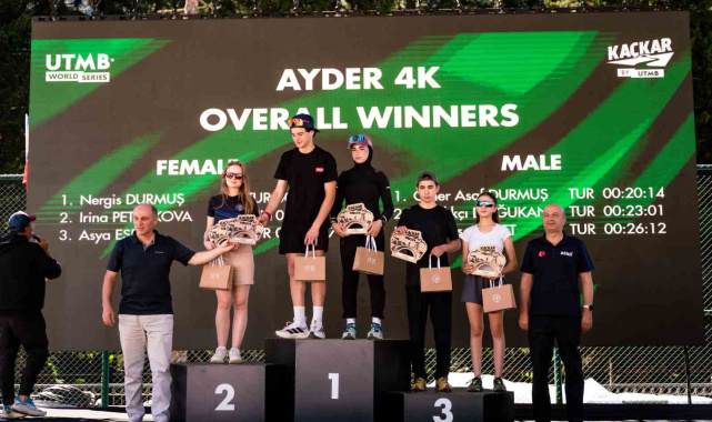 Kaçkar BY UTMB'de dereceye giren sporcular ödüllendirildi