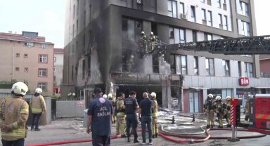 Pendik'te korkutan iş yeri yangını