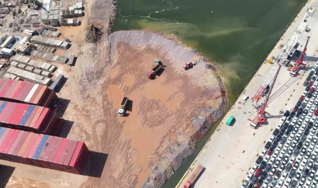 Safiport, deniz dolgusuyla 450 bin metrekareden 1,2 milyon metrekareye ulaştı