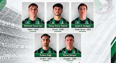 Sakaryaspor altyapısından 5 genç oyuncu A takıma yükseldi