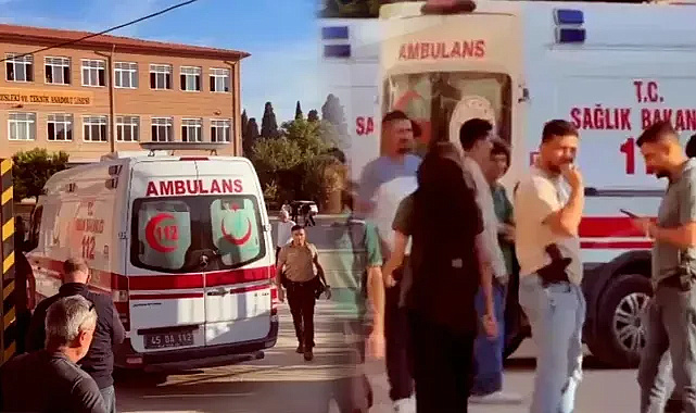 Turgutlu’da lise önünde silahlı saldırı: Yaralı öğrenciler var