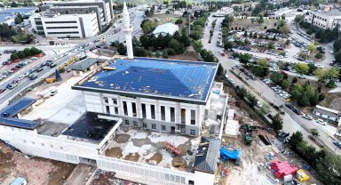 "Umuttepe Camii ve Otopark Projesi" gün sayıyor: Yüzde 90'ı tamamlandı