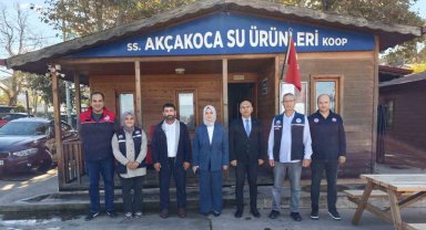 Akçakoca'da balıkçıların talep ve sorunları yerinde dinlendi