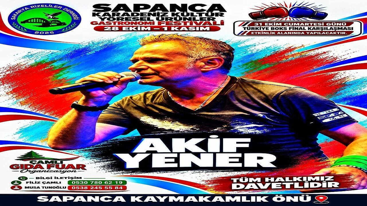 Akif Yener 31 Ekim’de Sapanca’yı coşturacak!