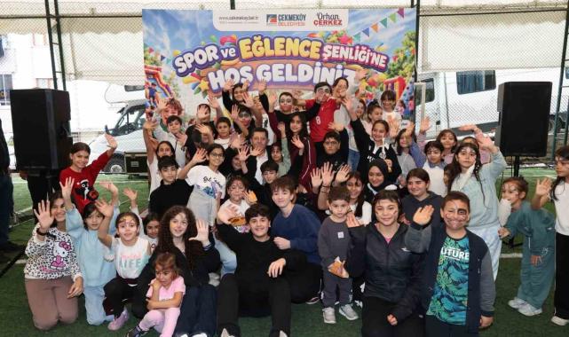 Çekmeköy'de "Spor ve Eğlence Şenliği" coşkusu: "Çocukların yüzünün gülmesi bir dünyaya değer"