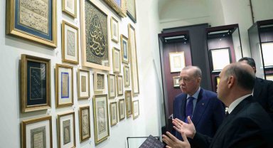 Cumhurbaşkanı Erdoğan, Darphane-i Amire Müzeleri'ni gezdi