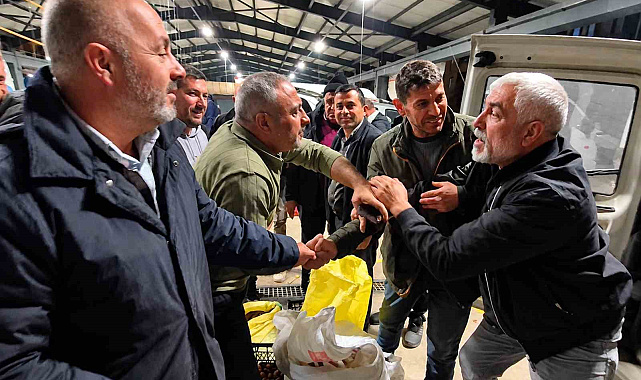 Düzce kestane pazarında kıyasıya pazarlık