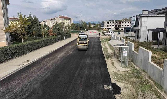 Düzce'de asfalt seferberliği sürüyor